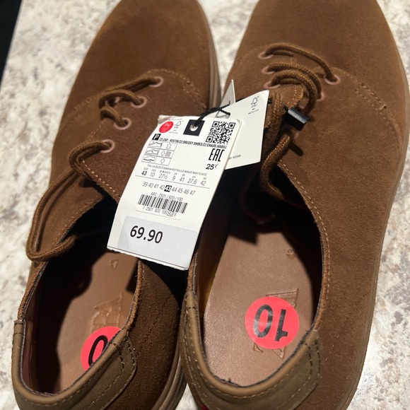 ZARA LEATHER CASUAL SHOE - SIZE 10. New without Box. - Picture 4 of 5